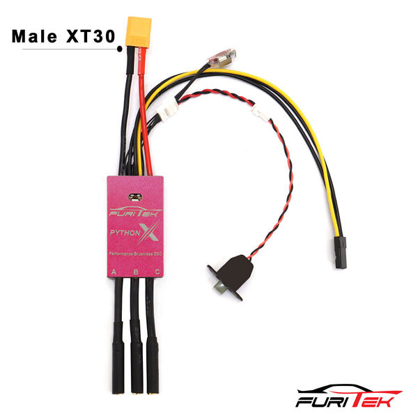 FURITEK PYTHON X TEAM SPEC 80A/120A BRUSHED/BRUSHLESS ESC FOR 1/10 RC CRAWLERS WITH WIRELESS APP