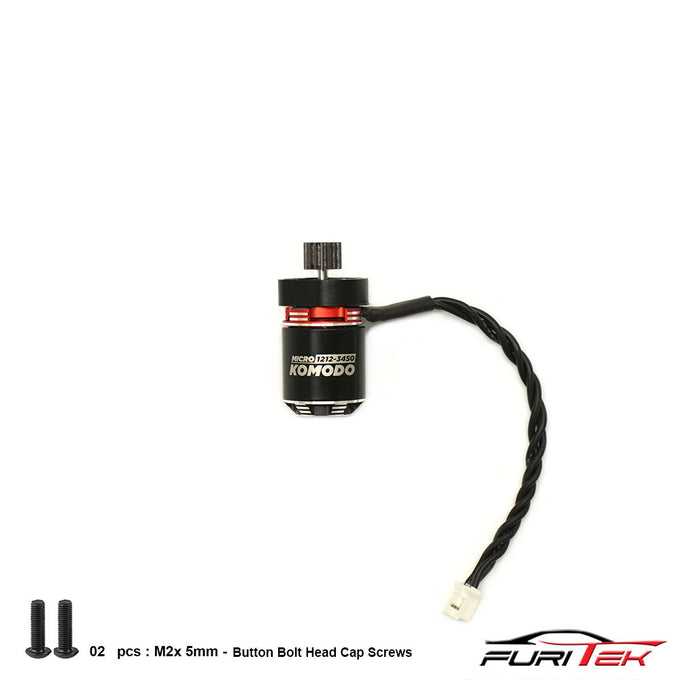 FURITEK MICRO KOMODO BRUSHLESS MOTOR WITH STEEL PINION FOR FCX24 FURITEK MICRO KOMODO BRUSHLESS MOTOR WITH STEEL PINION FOR FCX24