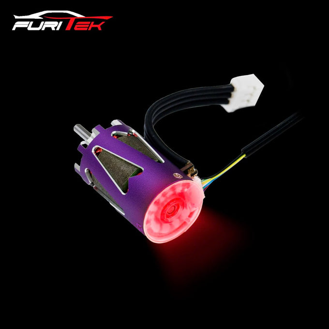 Furitek LumaPower w/LED 5500kv Brushless Sensored Motor for 1/24 1/28 Mini-Z/MiniDrift - Purple color Furitek LumaPower w/LED 5500kv Brushless Sensored Motor for 1/24 1/28 Mini-Z/MiniDrift - Purple color