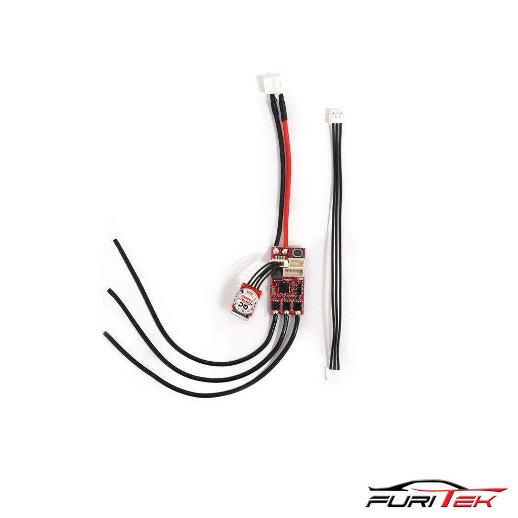 Combo FURITEK MOMENTUM V2 20A/40A Brushless Sensorless ESC and Wireless App  for Drift/Race