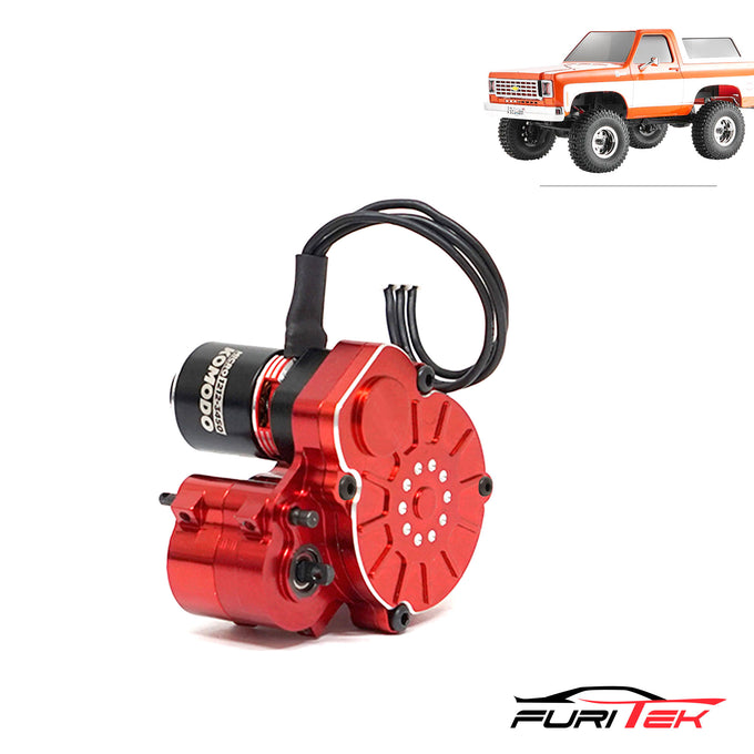 FURITEK STELLAR TRANSMISSION WITH MICRO KOMODO BRUSHLESS SETUP FOR FCX24 FURITEK STELLAR TRANSMISSION WITH MICRO KOMODO BRUSHLESS SETUP FOR FCX24
