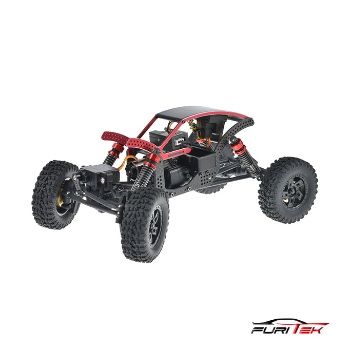 FURITEK BETTLE CARBON FIBER COMP CHASSIS For Furitek FX118 RED version FURITEK BETTLE CARBON FIBER COMP CHASSIS For Furitek FX118 RED version