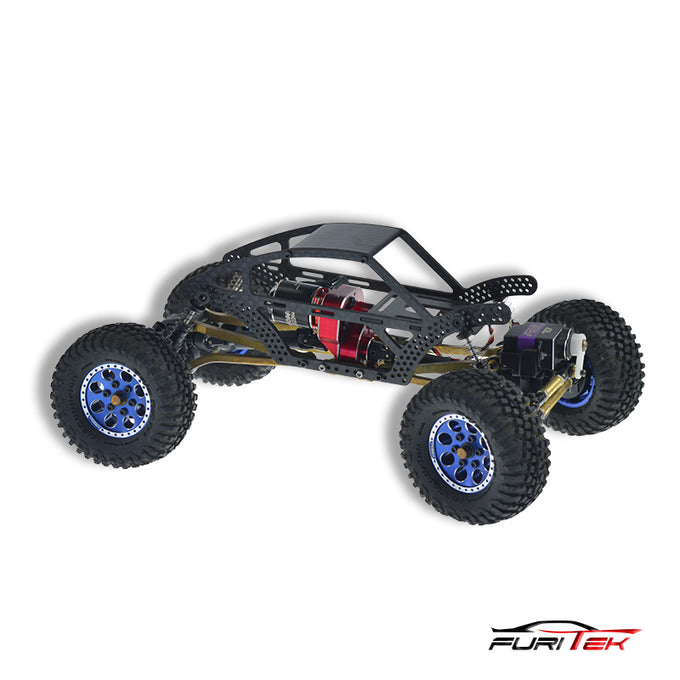 FURITEK BETTLE CARBON FIBER COMP CHASSIS FOR AXIAL SCX24 FURITEK BETTLE CARBON FIBER COMP CHASSIS FOR AXIAL SCX24