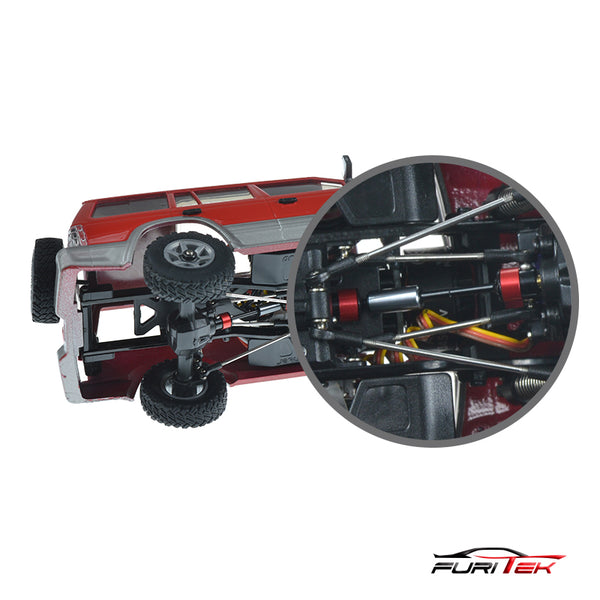 FURITEK FX132 NOMAD 1/32 Brushless RTR RC Crawler Kit (Red)
