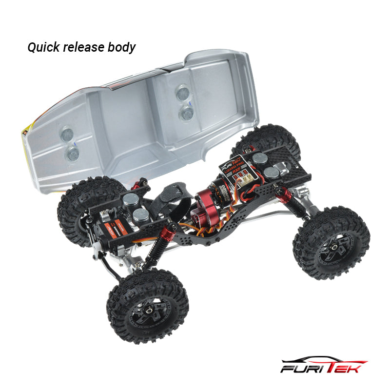 CAYMAN PRO V2 4x4 1/18 PREMIUM RC CRAWLER w/ TX/RX BLACK WITH