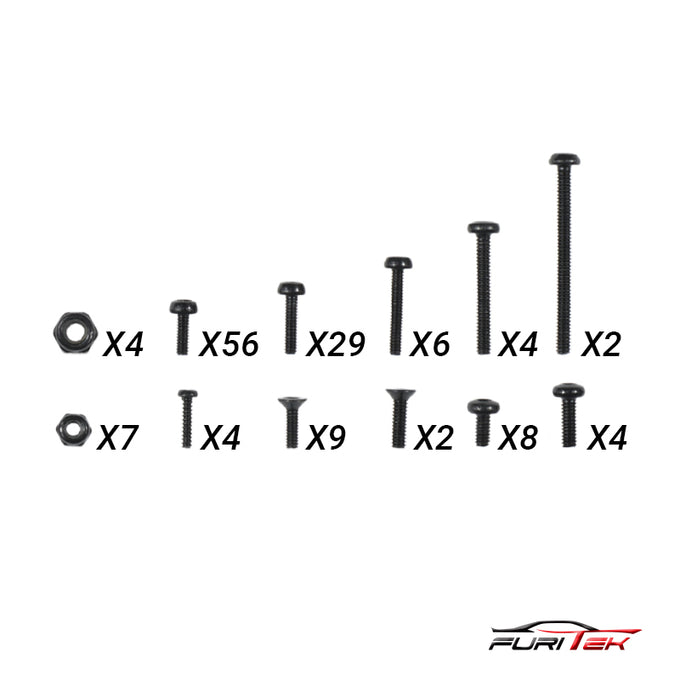 FURITEK Complete Screw Set FOR FURITEK FX118 FURITEK Complete Screw Set FOR FURITEK FX118
