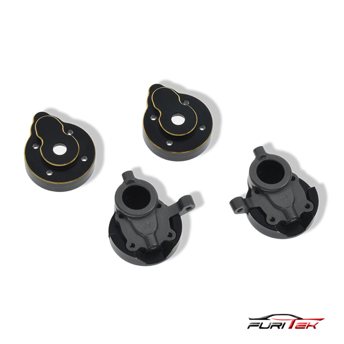 FURITEK Brass Rear And Front Hub Set Combo For Furitek FX118 FURITEK Brass Rear And Front Hub Set Combo For Furitek FX118