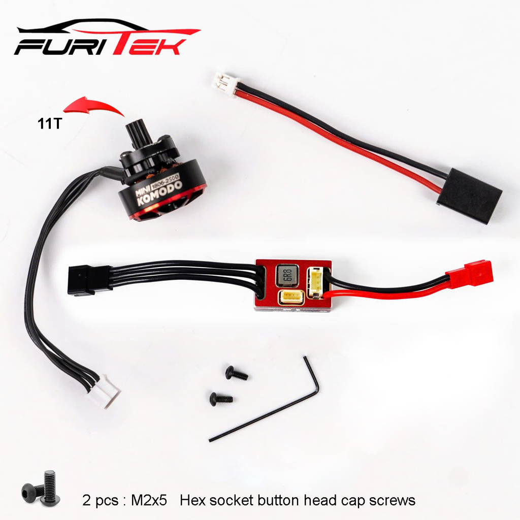 Furitek [Folivora] ブラシレスシステム for ミニッツ4x4 Furitek Folivora Brushless power system for Kyosho MiniZ-4x4