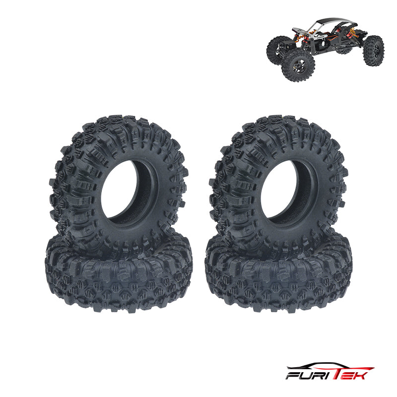 FURITEK Mudder-XL 68mm TIRES Extra Soft Sticky SET FOR 1.2inch
