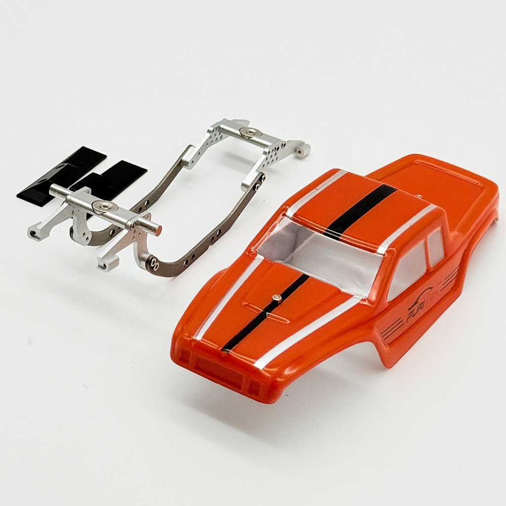 Furitek MANTIS LCG Competition Chassis Kit with Orange Comp Body for S