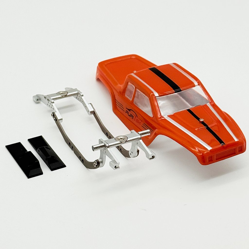 Furitek MANTIS LCG Competition Chassis Kit with Orange Comp Body for S