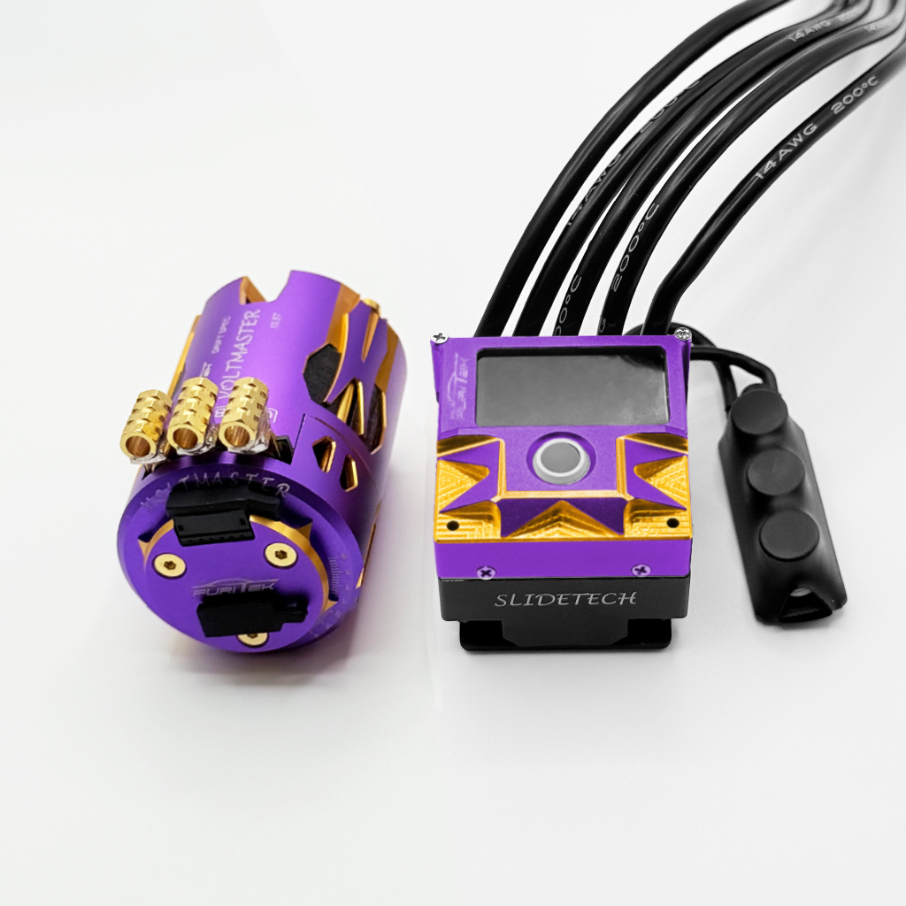 火の怒りのタイタン、フレージ　フルアート Furitek SlideVolt Combo Royal Purple Edition 1/10 Drift