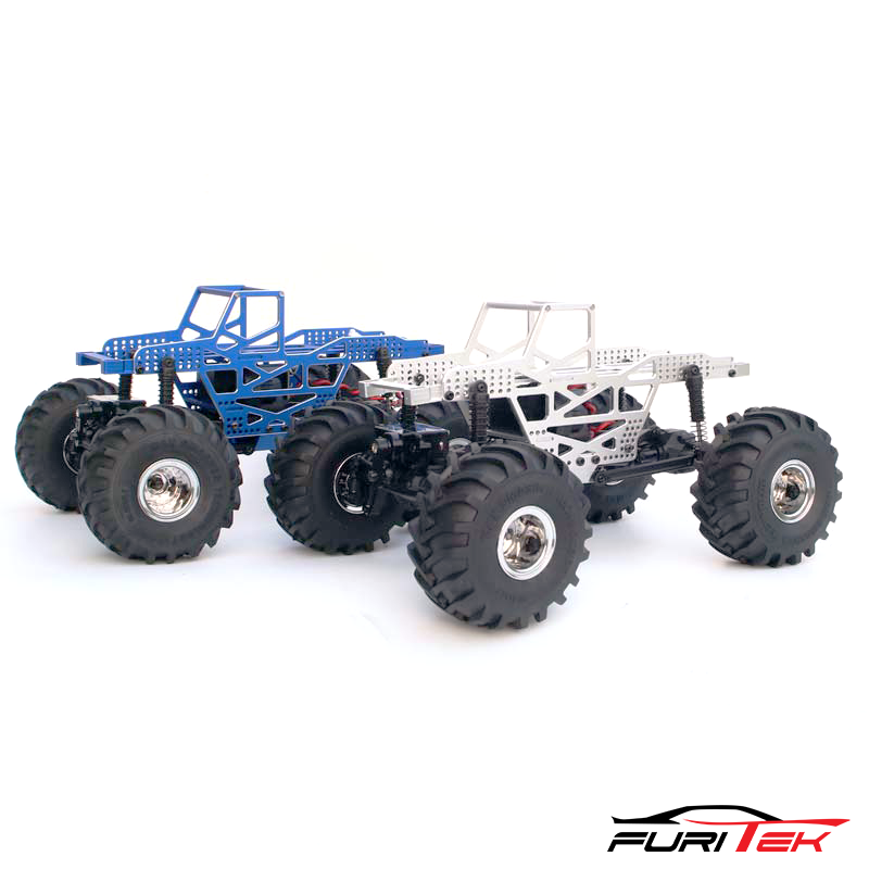 FURITEK RAMPART FRAME KIT FOR FCX24 MAX SMASHER ALUMINIUM WHITE