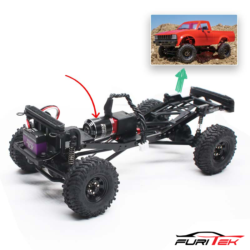Furitek Springtail Transmission Power for RC4WD 1/24 Trail