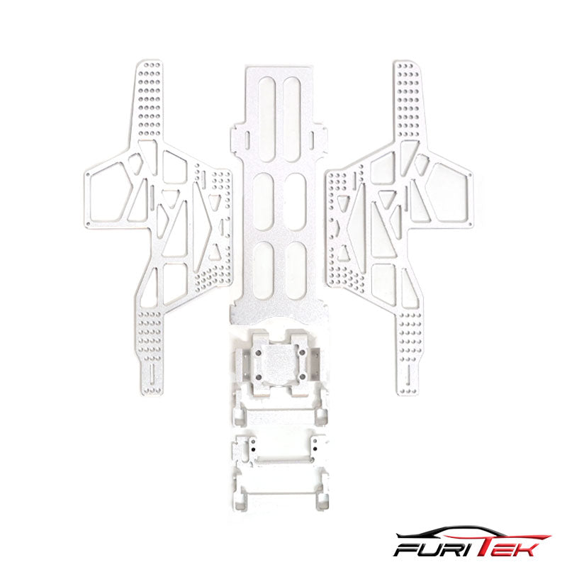 FURITEK RAMPART FRAME KIT FOR FCX24 MAX SMASHER ALUMINIUM WHITE