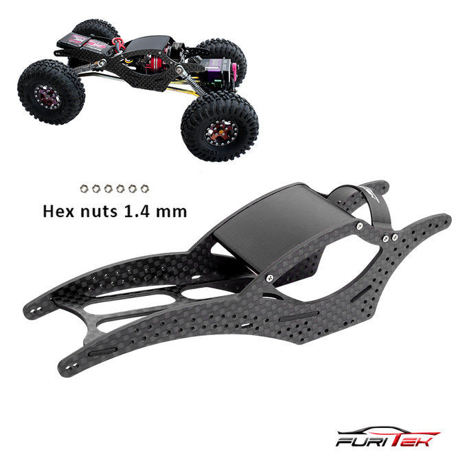 FURITEK SCYTHE V2 Carbon Fiber FRAME KIT FOR SCX24 CRAWLERS FURITEK SCYTHE V2 Carbon Fiber FRAME KIT FOR SCX24 CRAWLERS