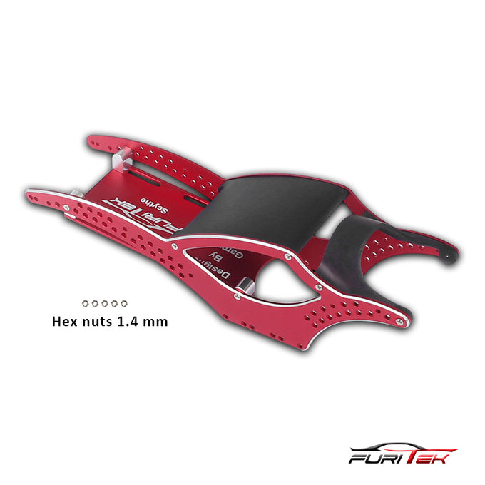 Furitek Scythe Aluminum Frame Kit for SCX24 crawlers - Red Furitek Scythe Aluminum Frame Kit for SCX24 crawlers - Red