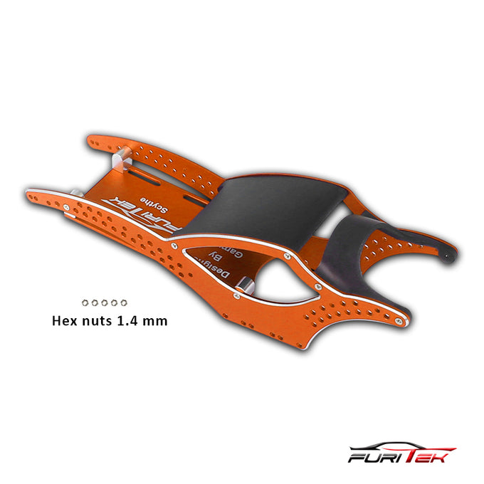 Furitek Scythe Aluminum Frame Kit for SCX24 crawlers - Orange Furitek Scythe Aluminum Frame Kit for SCX24 crawlers - Orange
