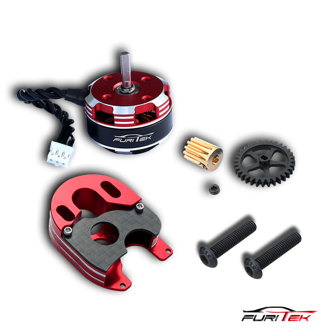 FURITEK ULTIMATE PLUS BRUSHLESS CONVERSION KIT (2204 MOTORS,CNC MOTOR MOUNT, SPUR AND PINION) FURITEK ULTIMATE PLUS BRUSHLESS CONVERSION KIT (2204 MOTORS,CNC MOTOR MOUNT, SPUR AND PINION)