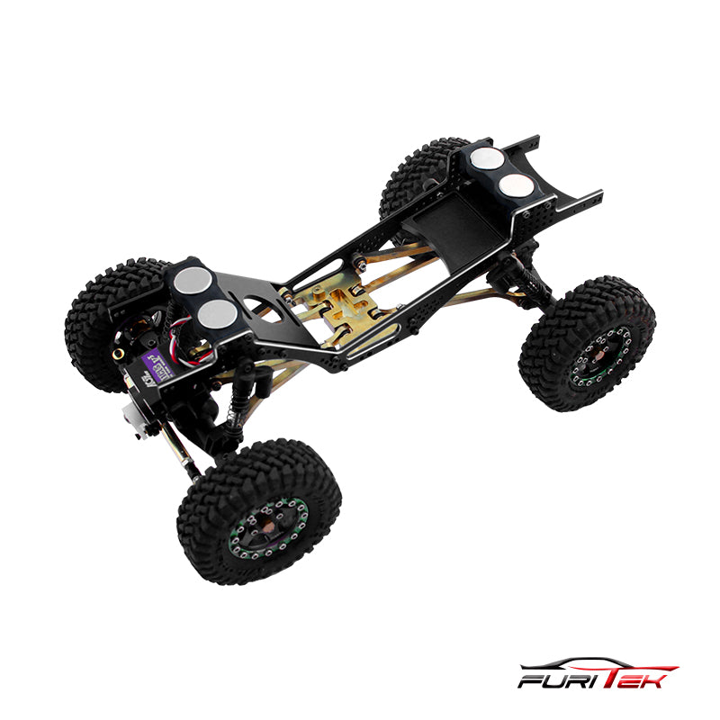 Furitek Grasshopper frame KIT FOR SCX24 GLADIATOR - Black