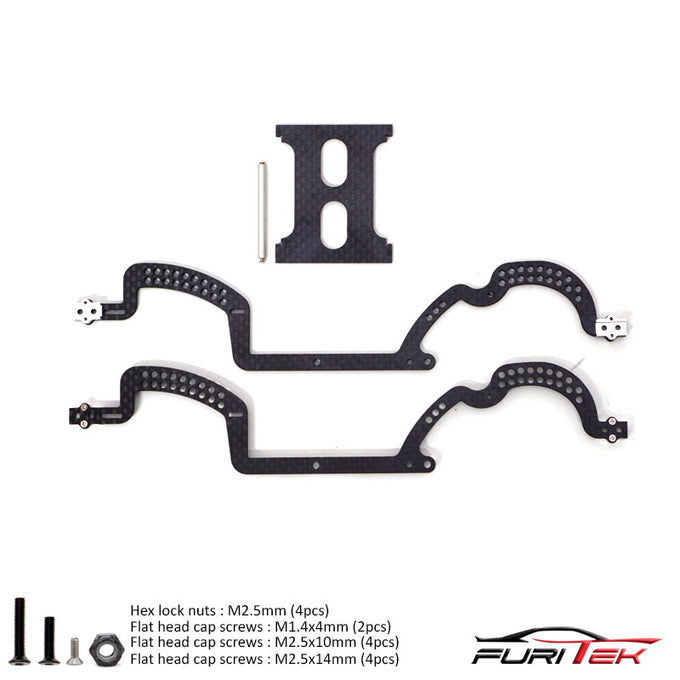 FURITEK GRASSHOPPER FRAME KIT FOR TRAXXAS TRX-4M CARBON FIBER VERSION FURITEK GRASSHOPPER FRAME KIT FOR TRAXXAS TRX-4M CARBON FIBER VERSION