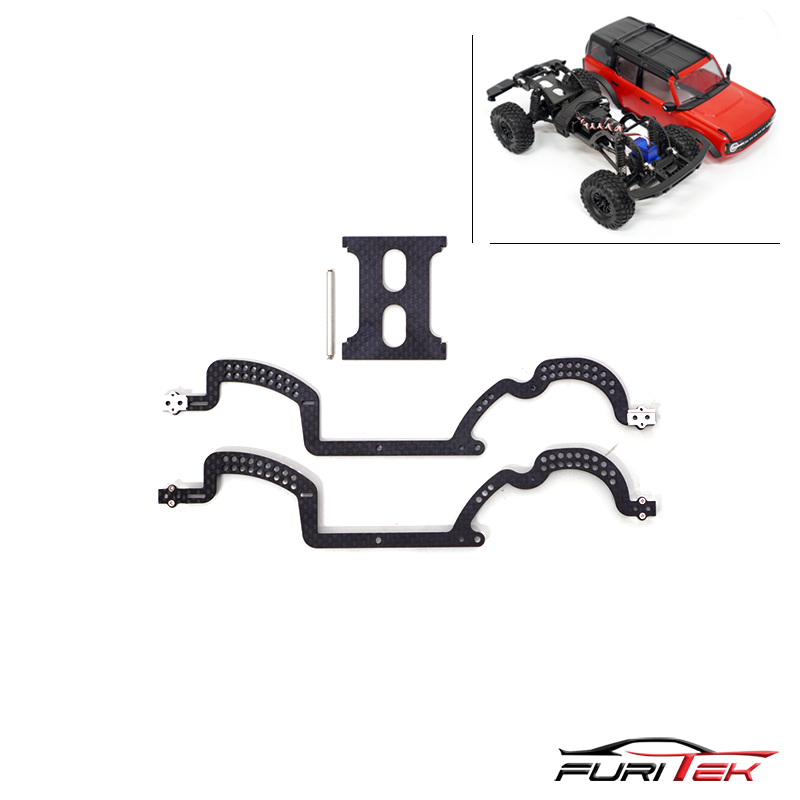 FURITEK GRASSHOPPER FRAME KIT FOR TRAXXAS TRX-4M CARBON FIBER