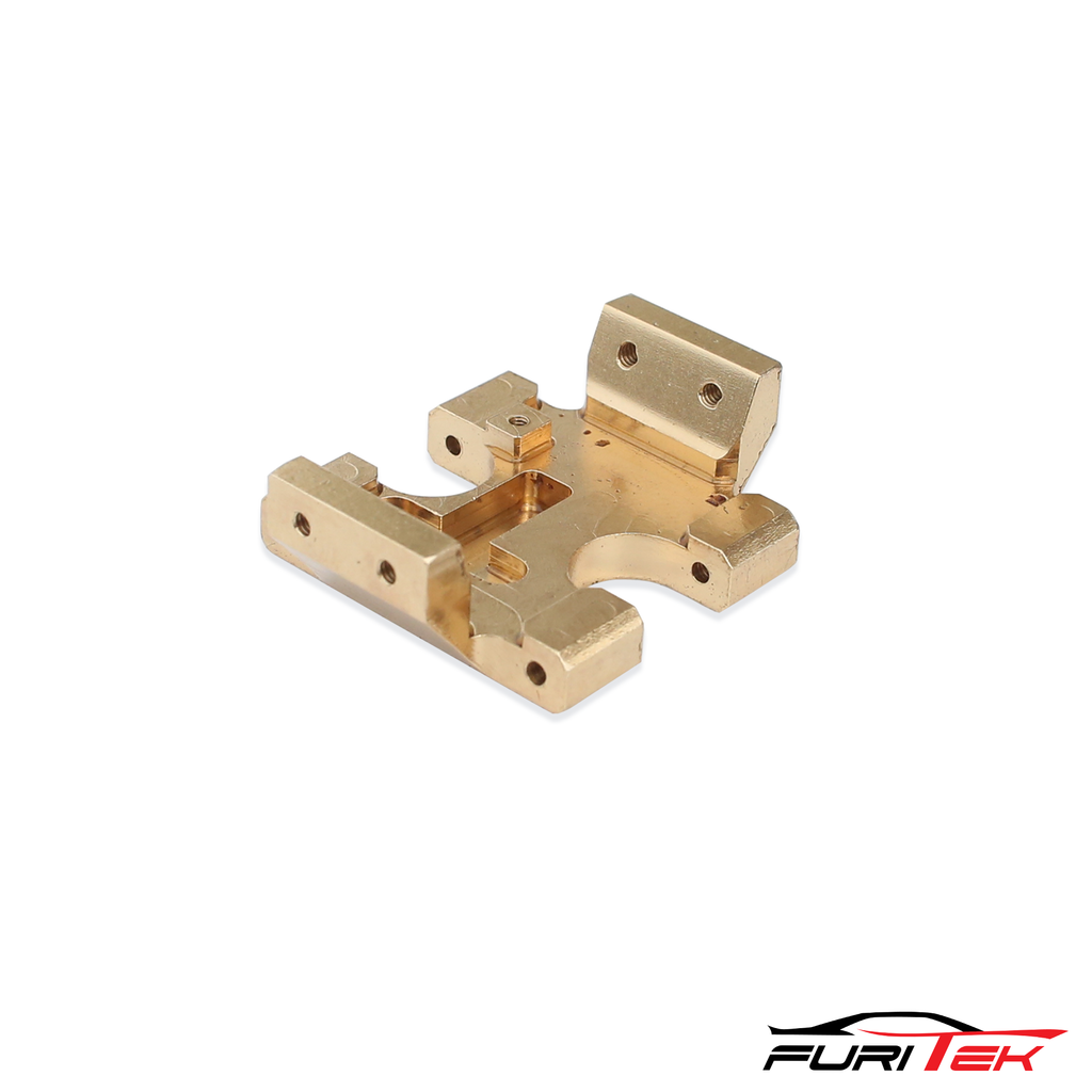 FURITEK FCX24 GRASSHOPPER BRASS FLAT SKID PLATE - FOR SCX24