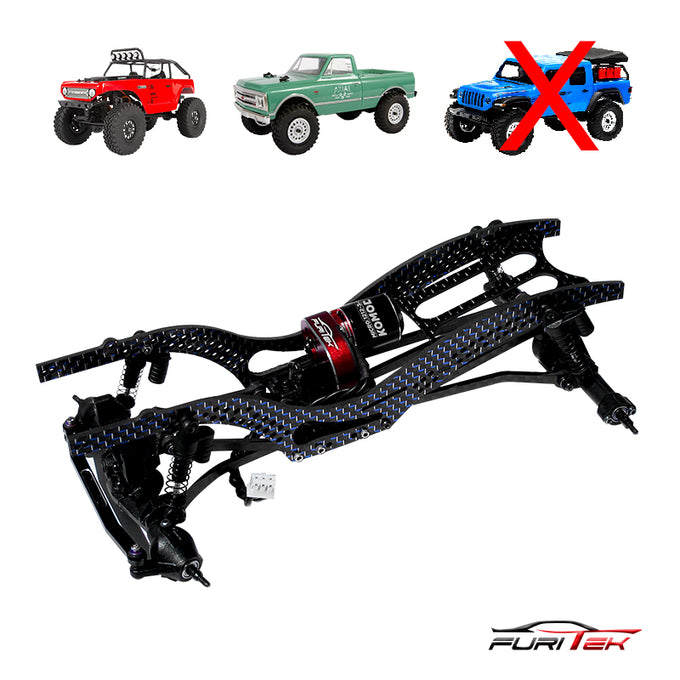 Furitek Scythe CF Rail Frame - Blue Furitek Scythe CF Rail Frame - Blue
