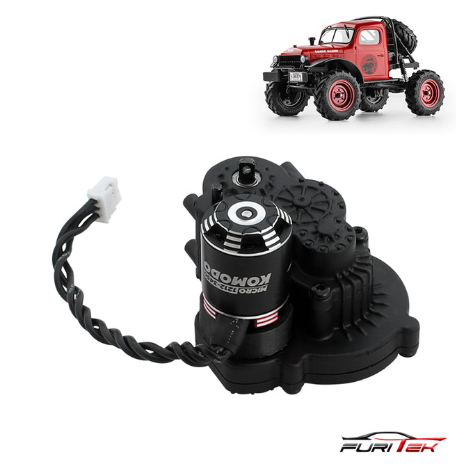 FURITEK FCX24 TRANSMISSION WITH MICRO KOMODO BRUSHLESS SETUP FURITEK FCX24 TRANSMISSION WITH MICRO KOMODO BRUSHLESS SETUP