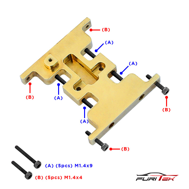 Furitek Flat Brass Skid for GrassHopper KIT