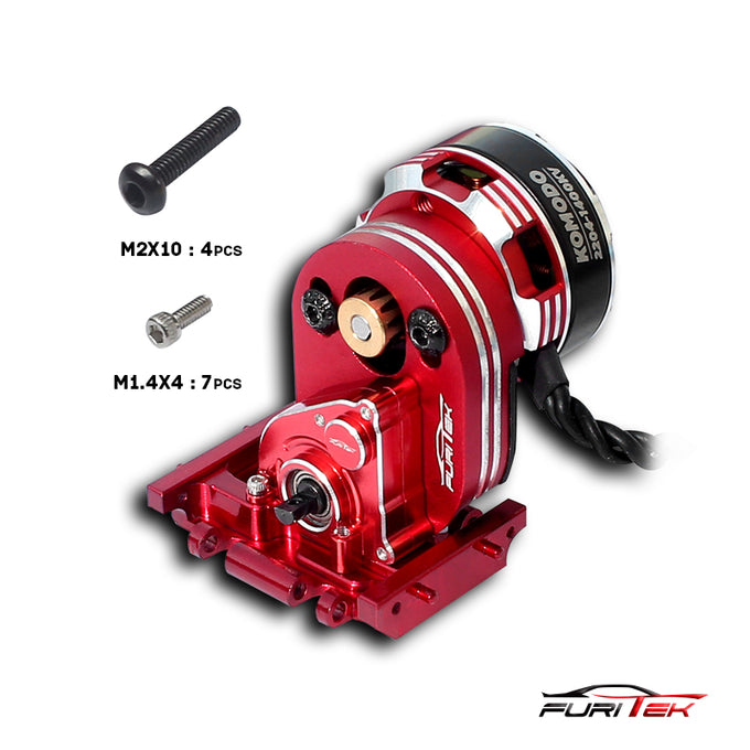 Furitek ALCAZAR Transmission System - Enduro24/Atlas-6x6/CR-24/RGT RC Crawler 1/24 Furitek ALCAZAR Transmission System - Enduro24/Atlas-6x6/CR-24/RGT RC Crawler 1/24