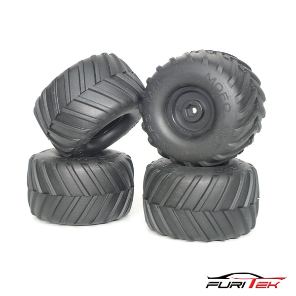 FURITEK MONSTER TRUCK TIRES AND WHEELS MOFO VERSION FOR 1/24