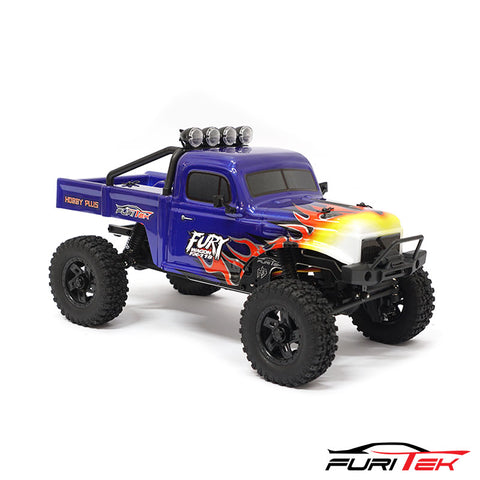 Furitek FX118 FURY WAGON RTR BRUSHLESS 1/18 RC CRAWLER KIT (Blue with