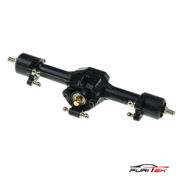 FURITEK COMPLETE PRE-BUILT REAR AXLE SET FOR FX132 1/32 Spare Part