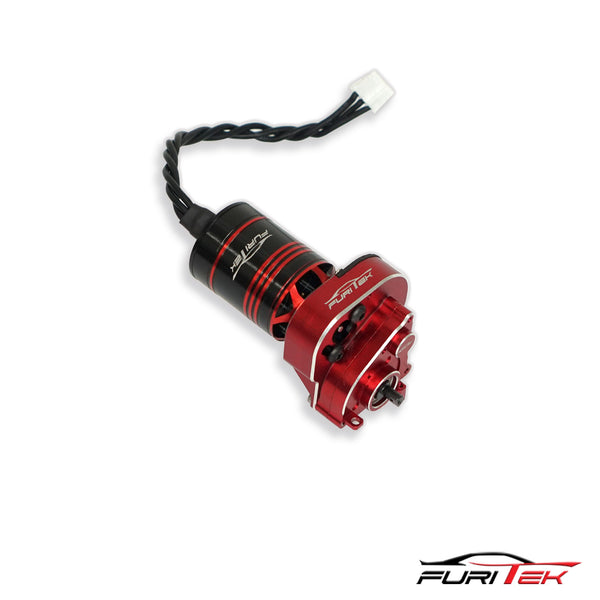 FURITEK MICRO STELLAR TRANSMISSION WITH CEDAR INRUNNER BRUSHLESS SETUP ...