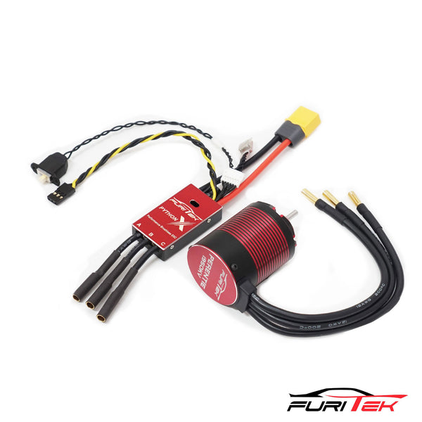 FURITEK PYTHON X BRUSHED/BRUSHLESS ESC WITH PERENTIE FOR 1/10 RC CRAWLERS