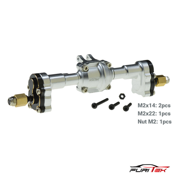 ALUMINUM COMPLETE PRE-BUILT REAR AXLE SET FOR FURITEK CAYMAN PRO