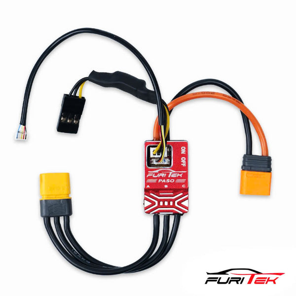 FURITEK PASO 40A/70A SENSORED/SENSORLESS ESC WITH WIRELESS COMBO FOR 1/18 1/12 RC Cars