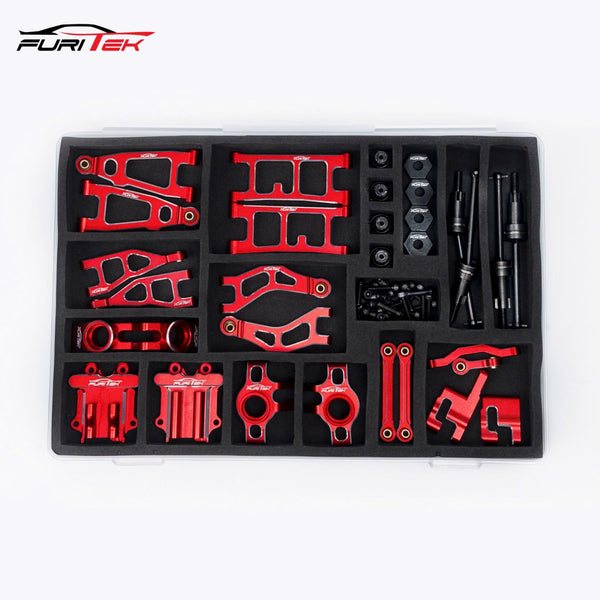 Furitek AluminaSpeed Ultimate Upgrade Aluminium Combo in RED