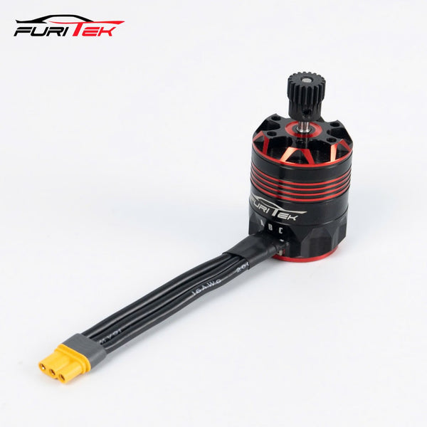 FURITEK BRUSHLESS SENSORED MOTOR IMPULSE 2835 1/8inch shaft w/Waterproof w/pinion 5600KV FOR 1/18 1/12 RC CAR