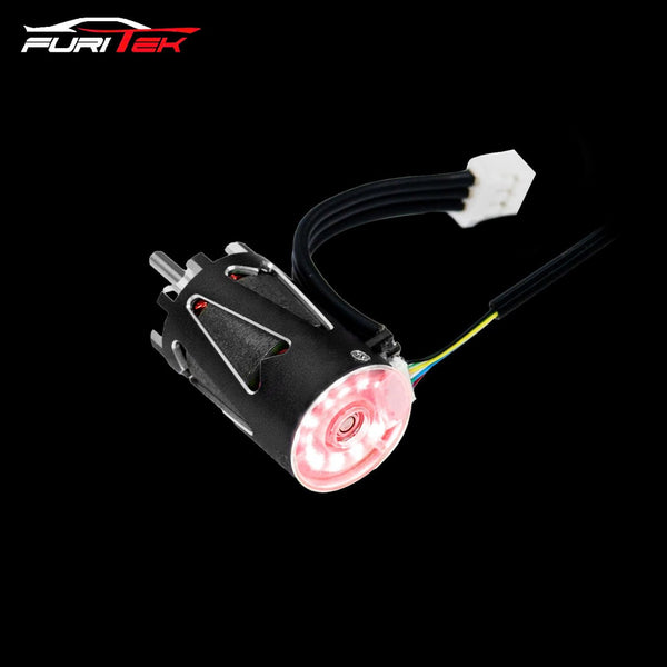 Furitek LumaPower w/LED 5500kv Brushless Sensored Motor for 1/24 1/28 Mini-Z/MiniDrift - Black color