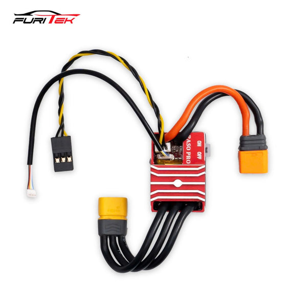 FURITEK PASO PRO 60A/100A WATERPROOF SENSORED/SENSORLESS ESC WITH WIRELESS COMBO FOR 1/18 1/12 RC Cars