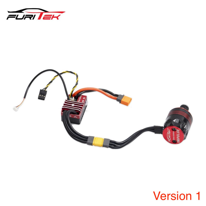 Furitek SCORPION PRO WATERPROOF with 1/8inch motor shaft 2835 5600kv Brushless Sensored ESC/Motor Power System for Arrma Grom and Losi Nascar