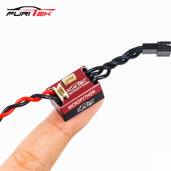 FURITEK MICRO PYTHON 25A/50A BRUSHED/BRUSHLESS ESC AND WIRELESS MODULE FOR 1/18 1/24 RC CRAWLERS