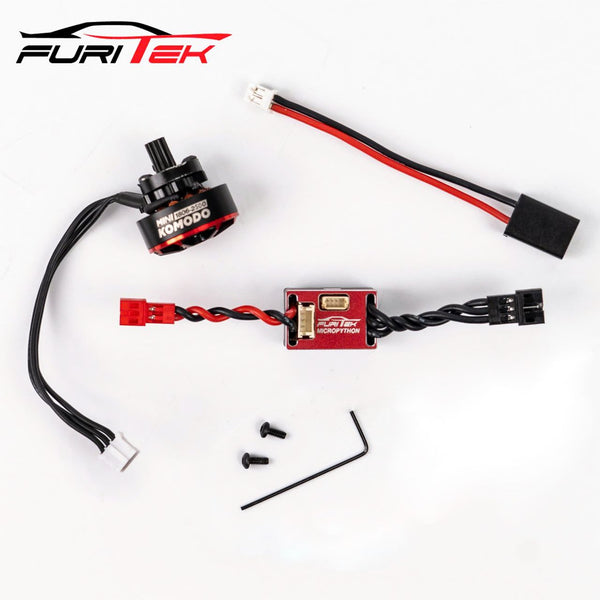 Furitek MicroSilk 2025 Brushless Power System with MicroPython and MiniKomodo For TRX-4M