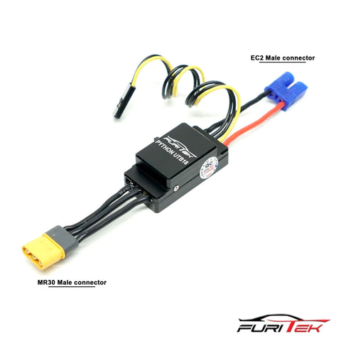 Furitek PYTHON UTB18 40A/70A Brushed/Brushless Esc for 1/18 RC crawler