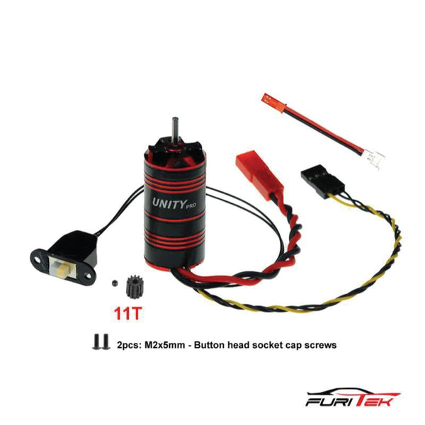 FURITEK UNITY PRO 3500kv 2-in-1 Micro FOC Brushless System for HobbyPlus CR-18P EVO-PRO