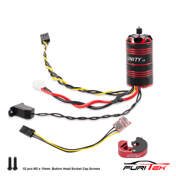 FURITEK UNITY24 PRO 3500kv 2-in-1 Micro FOC Brushless System for SCX24