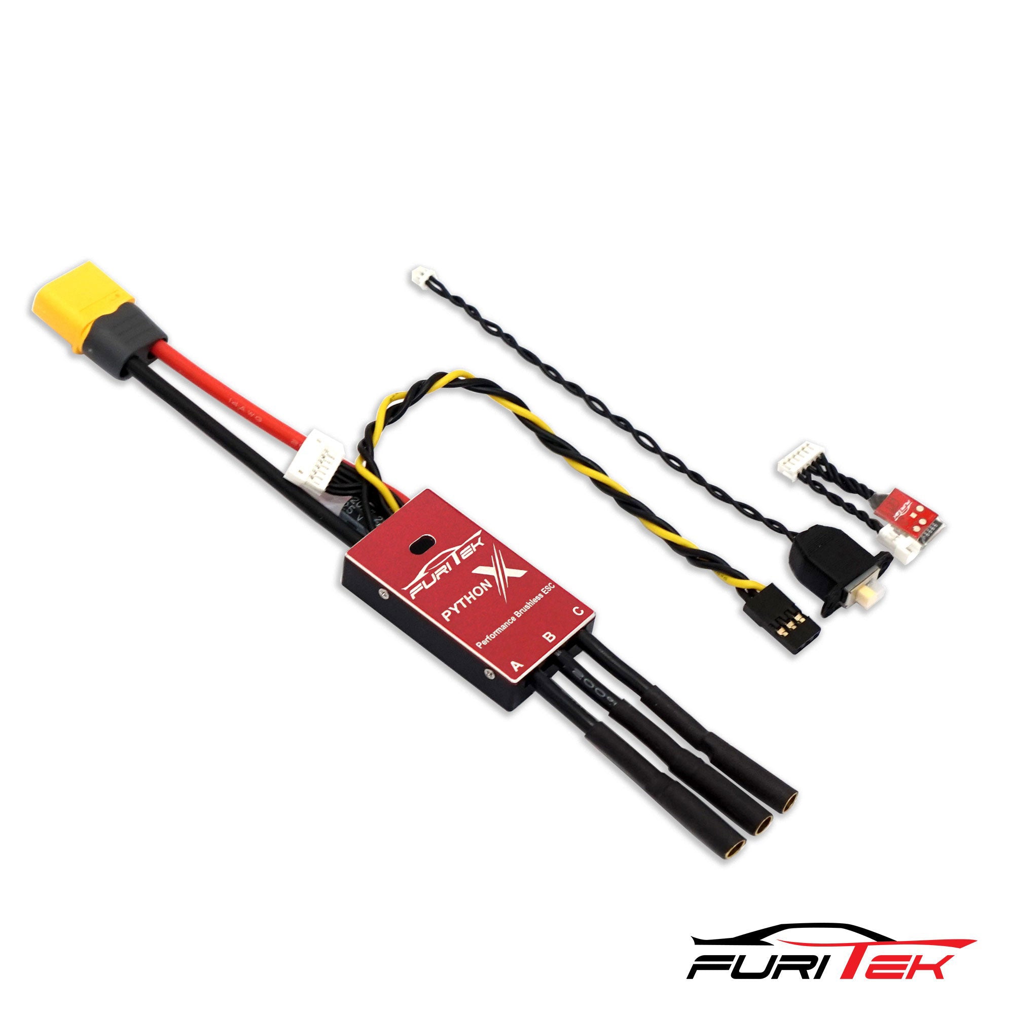 FURITEK PYTHON X 80A/120A BRUSHED/BRUSHLESS ESC FOR 1/10 RC CRAWLERS W ...