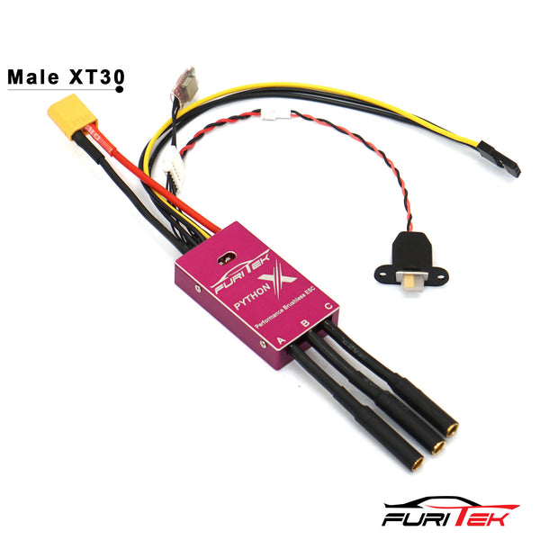 FURITEK PYTHON X TEAM SPEC 80A/120A BRUSHED/BRUSHLESS ESC FOR 1/10 RC CRAWLERS WITH BLUETOOTH